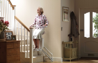 stand up stair lift